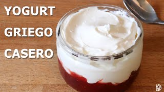 YOGURT GRIEGO CASERO  SIN MAQUINA  2 INGREDIENTES [upl. by Madda]