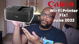 How To Fix PrintingWiFi Problems for Canon Pixma and Maxify Printers June 2022 [upl. by Ahseet]