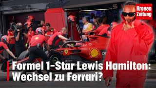 Wechsel zu Ferrari Lewis Hamilton in Verhandlungen  kronetv NEWS [upl. by Felita]