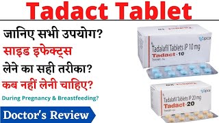 tadact 10 mg uses in hindi tadact 10 side effects Health tips by amit [upl. by Sherilyn444]