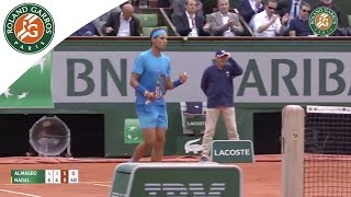 R Nadal v N Almagro 2015 French Open Mens Highlights  R64 [upl. by Rhody]