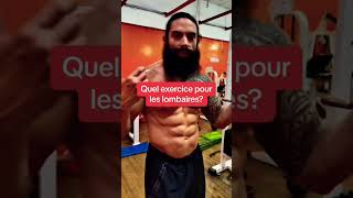 Exercice pour les lombaires 🤔🔥 conseils shorts lombaires [upl. by Oirtemed]