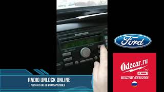 FORD TransitRadio unlockEnter radio code [upl. by Emmet]