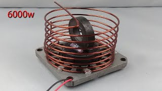 Top inventor Reveals Secret to Building a 6000w220v Generator from Scratch Using Transformer [upl. by Adelric]