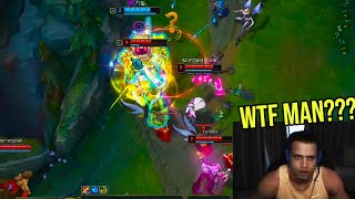 Tyler1 Gets Target Inted in Korean SoloQ [upl. by Yruoc]