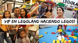 VIP EN LEGOLAND CONSTRUIMOS NUESTRA FAMILIA DE LEGOS  Vlogs diarios [upl. by Zaremski]