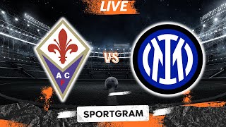 FIORENTINA VS INTER MILAN LIVE  ITALIAN SERIE A FOOTBALL MATCH IN DIRETTA  TELECRONACA [upl. by Leith]