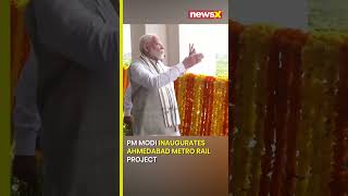 breakingnews  PM Modi Inaugurates Ahmedabad Metro Rail Project with Gujarat Governor amp CM Patel [upl. by Senaj250]