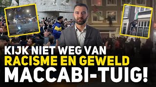 Van Baarle DENK Klaar met valse politici die wegkeken toen Maccabituig Amsterdam terroriseerde [upl. by Anaib784]