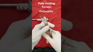 Plate Holding forcepsplate holding forceps use hindiplate holdingshorts trandingvideo [upl. by Eirrak]