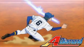 Haruichi and Kuramochi Double Play against Yakushi High in Final  Ace of Diamond  Diamond No Ace [upl. by Elleinwad]