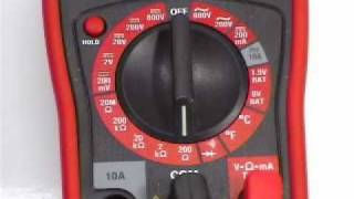 How to use a multimeter to check for continuity [upl. by Aeslehs75]