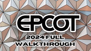 4K Epcot  2024 Walkthrough amp Rides  WDW Florida  4K 60FPS POVs [upl. by Jasper]