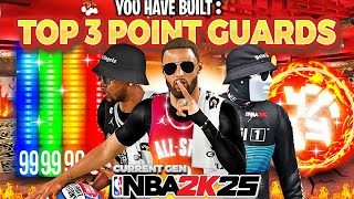 TOP 3 BEST POINT GUARD BUILDS ON NBA 2K25 CURRENT GEN THE MOST OVERPOWERED POINT GUARD BUILDS [upl. by Enidaj]