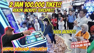 REKOR BARU TERCEPAT 2JAM DAPET 100RIBU TIKET PETUGASNYA SAMPE KETARKETIR FROG AROUND ARCADE [upl. by Jeremy]