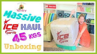 The Massive Ice Yarn Haul amp Unboxing  45kgs of Heaven [upl. by Wendall]