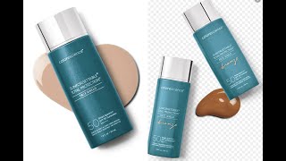 Colorescience SUNFORGETTABLE FACE SHIELD in Original amp Bronze Vs Murad CITY SKIN AGE DEFENSE [upl. by Llenrad182]