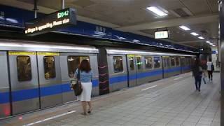 Taipei MRT BL  Siemens C321 Arriving Shandao Temple stn [upl. by Horick]