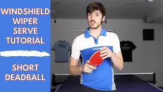 Windshield Wiper Serve Tutorial  Short Deadball [upl. by Duval]