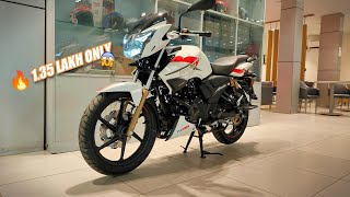 2024 TVS APACHE RTR 180 PEARL WHITE⚪ DETAILE REVIEW🔥 FEATURES  ONROAD PRICE amp ALL DETAILS🔥🔥🔥 [upl. by Clotilda118]