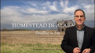 The Alabama Real Estate Lawyer Explains The Deadline to Claim the Homestead Exemption in Alabama [upl. by Liborio33]