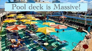 Royal Caribbean Allure of the Seas Pool Deck 15 amp 16 [upl. by Mitzi]