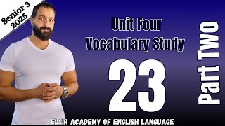 Unit 4 Vocabulary Study S3 2025 [upl. by Aliahkim705]