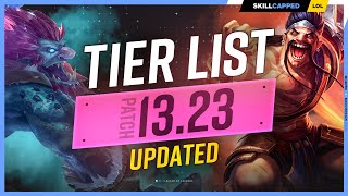 NEW UPDATED TIER LIST for PATCH 1323  League of Legends [upl. by Arhez865]