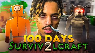 Tortured for 100 Days in Survivalcraft 2 😭 Cruel Mode [upl. by Ellwood]