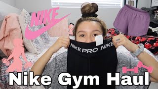 NIKE GYM HAUL BIRTHDAY DISCOUNT [upl. by Lasyrc]