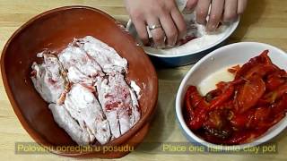 Recept za musaku od pecenih paprika  Roasted peppers moussaka recipe [upl. by Buschi]