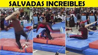 Top 12 Gimnastas Que Fueron Salvadas Por Sus Observadores  PARTE 1 [upl. by Reeta]