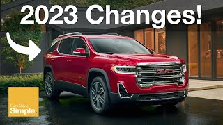 2023 GMC AcadiaAcadia Denali Full Change List  New Colors [upl. by Anal]