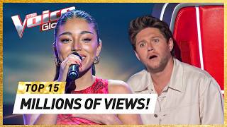 MOST VIEWED Blind Auditions with MILLIONS of VIEWS in 2023 on The Voice [upl. by Hillary]