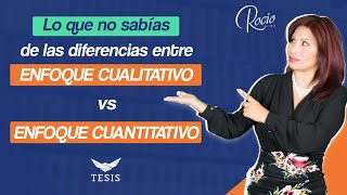 🚨DESCUBRE hoy el ENFOQUE de INVESTIGACIÓN🧐Cualitativo y Cuantitativo DraRocio Lima 😇❤️🔥 [upl. by Ellierim480]