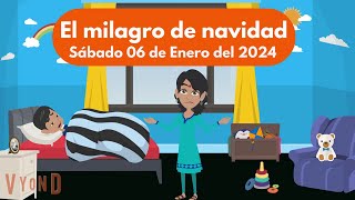 🔴Misionero Adventista Niños  Sábado 6 de Enero de 2024 El Milagro de Navidad [upl. by Kotz]