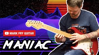 Maniac Michael Sembello Guitar Solo Cover michaelsembello maniac 80smusic [upl. by Blood]