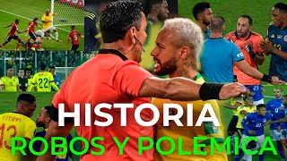 Colombia vs Brasil 🇨🇴🇧🇷  Polémicas Históricas ⚽🔥  Rivalidad y Controversias 📜 [upl. by Barolet]