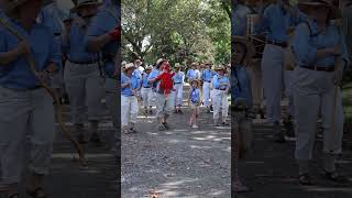 Bluff Point Quahog Diggers Band parade fifeanddrum festival [upl. by Glinys641]