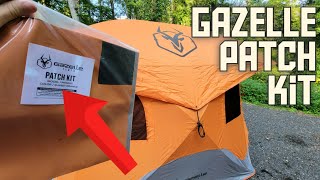 How to repair your Gazelle T4 Hub tent [upl. by Ennaylloh625]