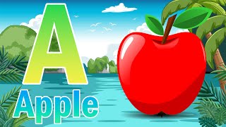 a for apple b for ball song abcd song abcd rhymes video abcd learning abcd song cartoon hindi [upl. by Ahsikar582]