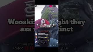 WOOSKI AND 051 MELLY DISSING 600 ON INSTA LIVE 2018 [upl. by Soisatsana667]