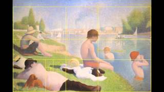 The Golden Ratio in George Seurats Bathers at Asnières Golden Mean Rectangle Fibonacci Spiral [upl. by Felecia]