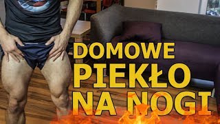 Domowy trening na nogi Z WAGĄ WŁASNEGO CIAŁA [upl. by Purpura]