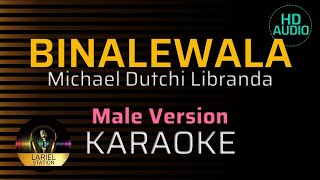 BINALEWALA  KARAOKE  Male Key [upl. by Lenoel]