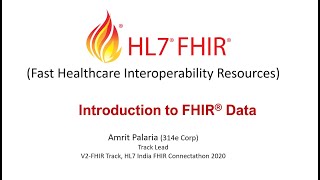 Introduction to HL7® FHIR® data model [upl. by Lesya686]