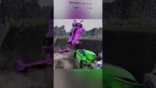 Crash at Speed ​​Traffic Tragedy in Seconds beamngdrive cargames extreme games [upl. by Aliab51]