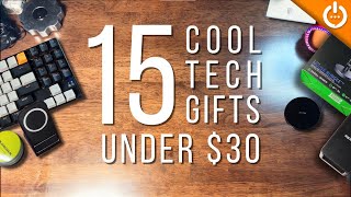 Cool Tech Gifts under 30  Gift Guide [upl. by Lonergan]