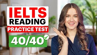 IELTS Reading Practice Test with Answers Question Types  Strategies  Get 4040 on IELTS READING [upl. by Ahrens]