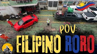 POV Motorcycle Trip with RORO Travel Batangas Port to Calapan Ferry  Motorbike Adventure Pilipinas [upl. by Rennold]